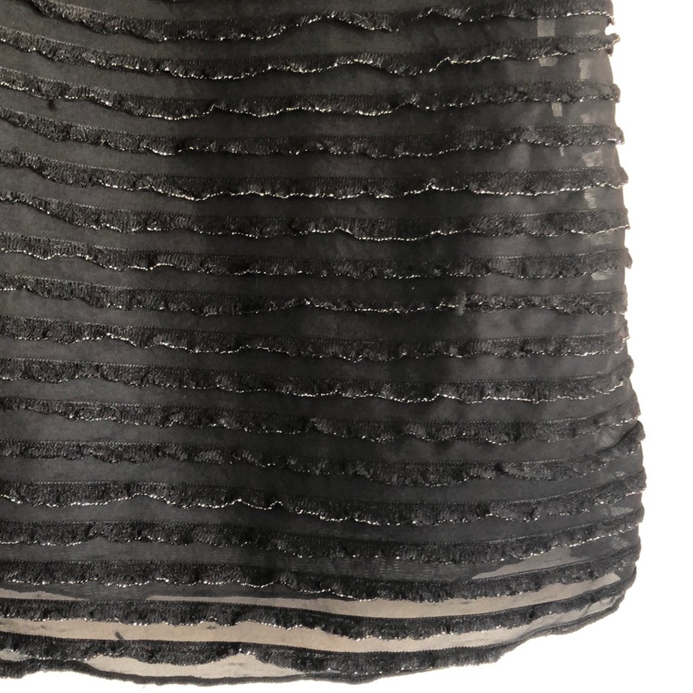 Free People tank top with silver metallic detail! - Picture 2 of 4